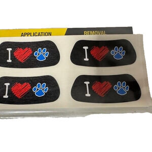 Athletic Under Eye Black Sticker Strips Face Cheer for football Free Shipping